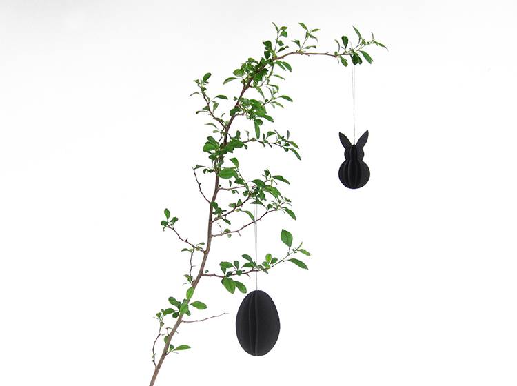 Renna Deluxe Anhänger Osterhase Schwarz Neuheiten