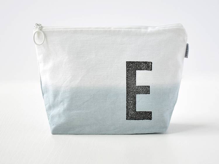 Renna Deluxe Kulturtasche GRAU mit Monogramm personalisiert Neueste Mode