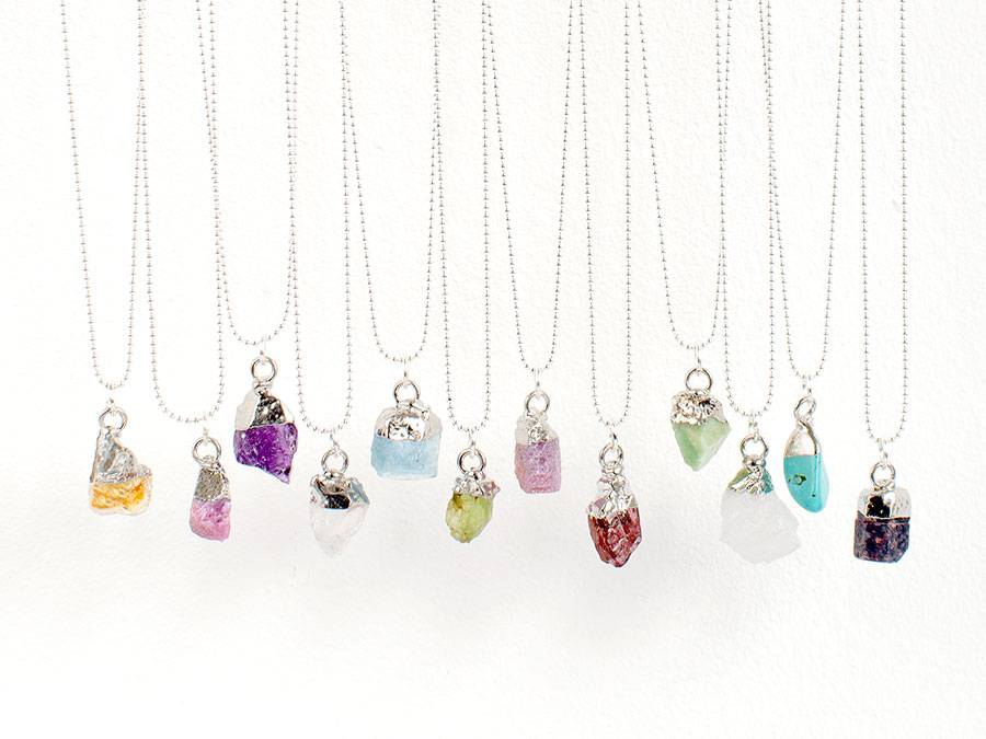 Renna Deluxe GEBURTSSTEIN Dezember Kette Silber Hotsell