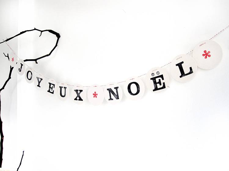 Renna Deluxe JOYEUX NOËL Girlande Cyber Monday