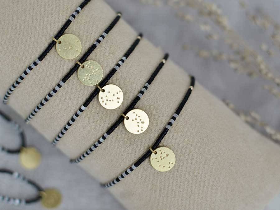 Renna Deluxe SIRIUS Sternbild Armband Gold Osterangebot