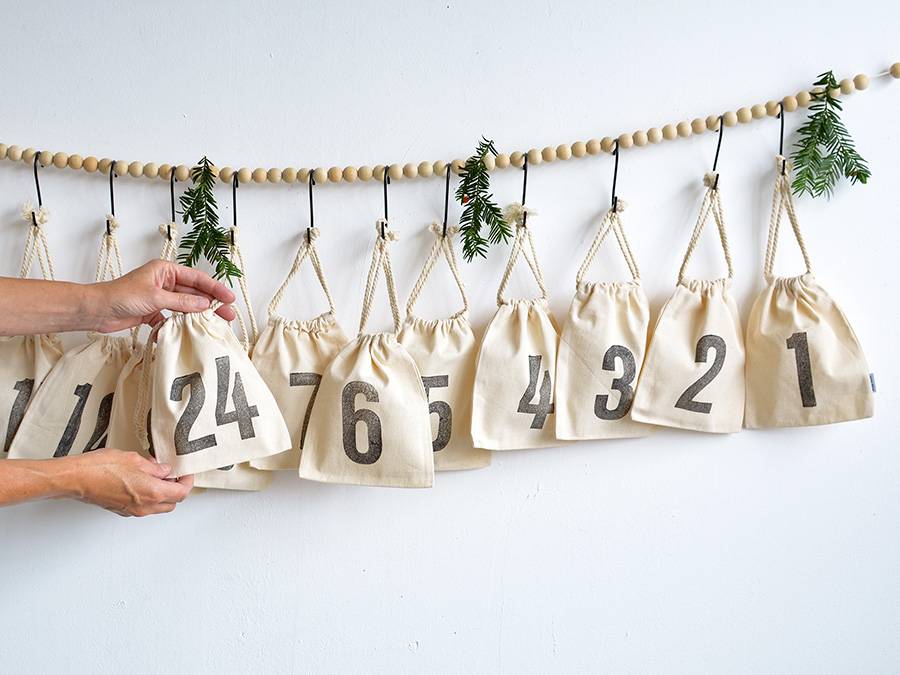 Renna Deluxe Nachhaltiger Adventskalender aus Bio-Baumwolle Neuheiten