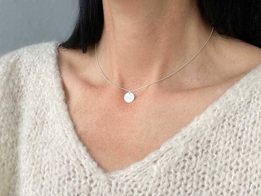 Renna Deluxe WAAGE Sternzeichen Kette Silber Schlussverkauf