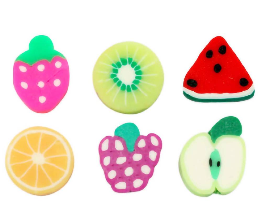 Sadingo Polymer Clay Perlen | 40 Stk., 10mm, Früchte Tägliche Deals