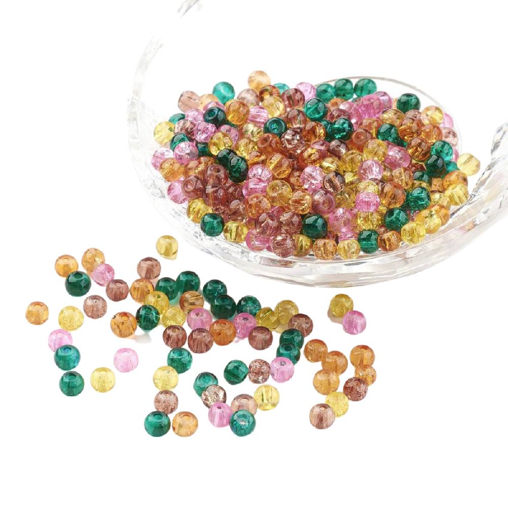 Sadingo Glasperlen Bunter Mix | 100 Stück, 4 mm Sonderangebote