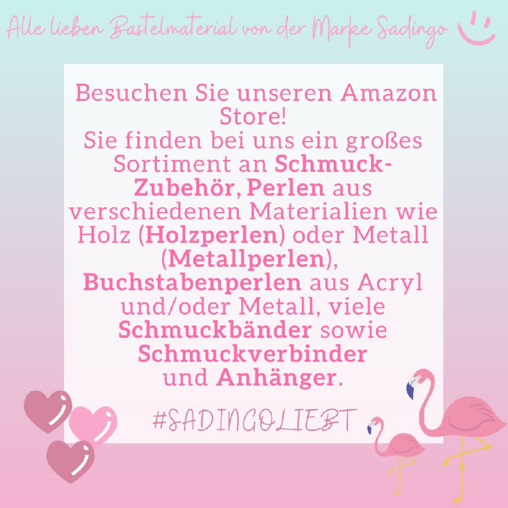 Sadingo Metallperlen | Metallröhrchen 15 Stück, 35x2,5mm JETZT KAUFEN