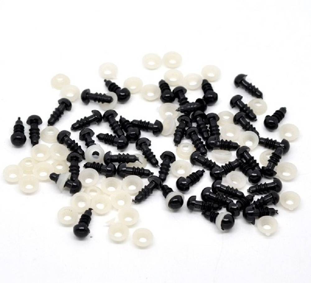 Sadingo Puppenaugen, Teddyaugen - 50 Stk. - 13 x 5 mm Discount Store für neue Produkte
