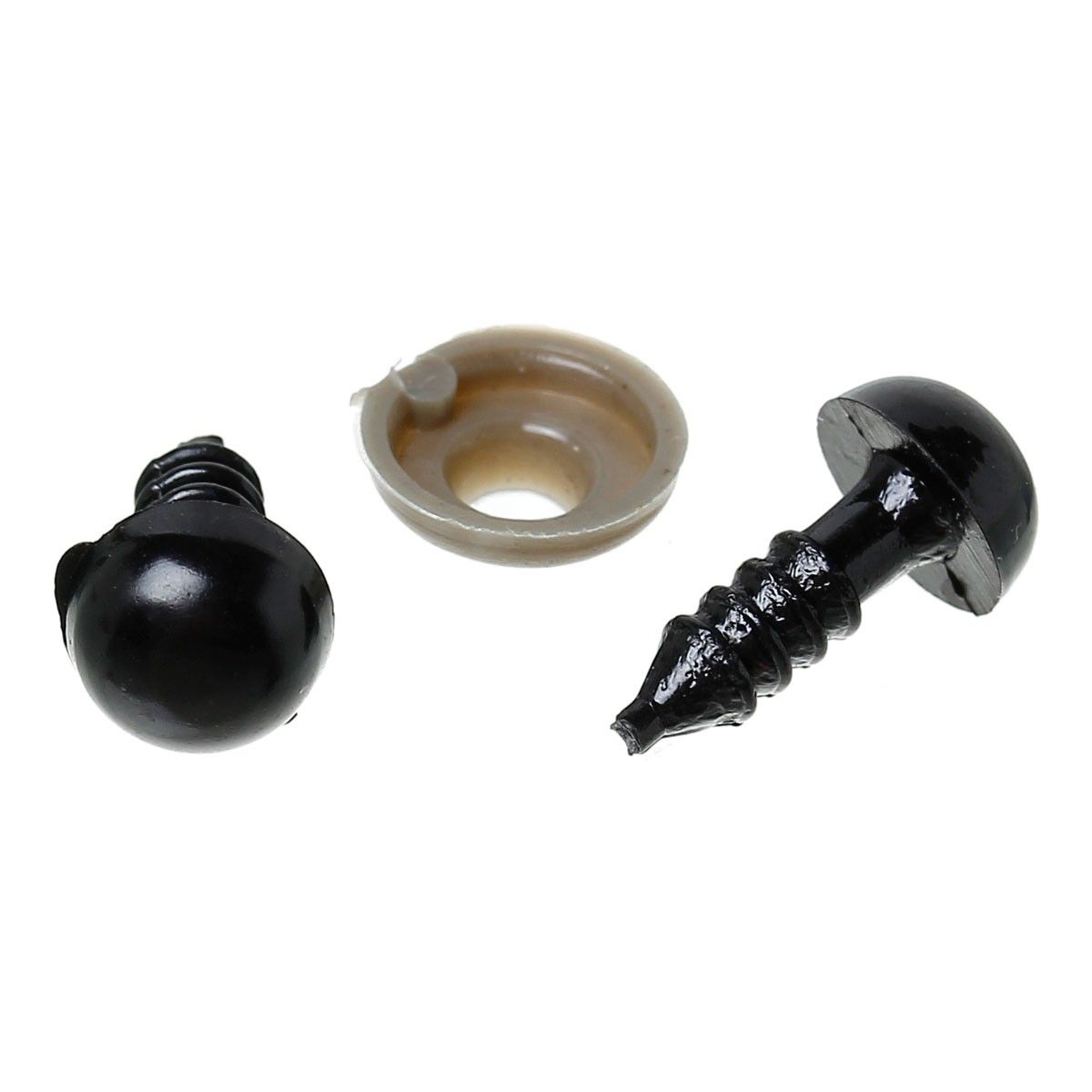 Sadingo Puppenaugen, Teddyaugen - 50 Stk. - Auge Ø 8 mm Nur noch ein Tag übrig
