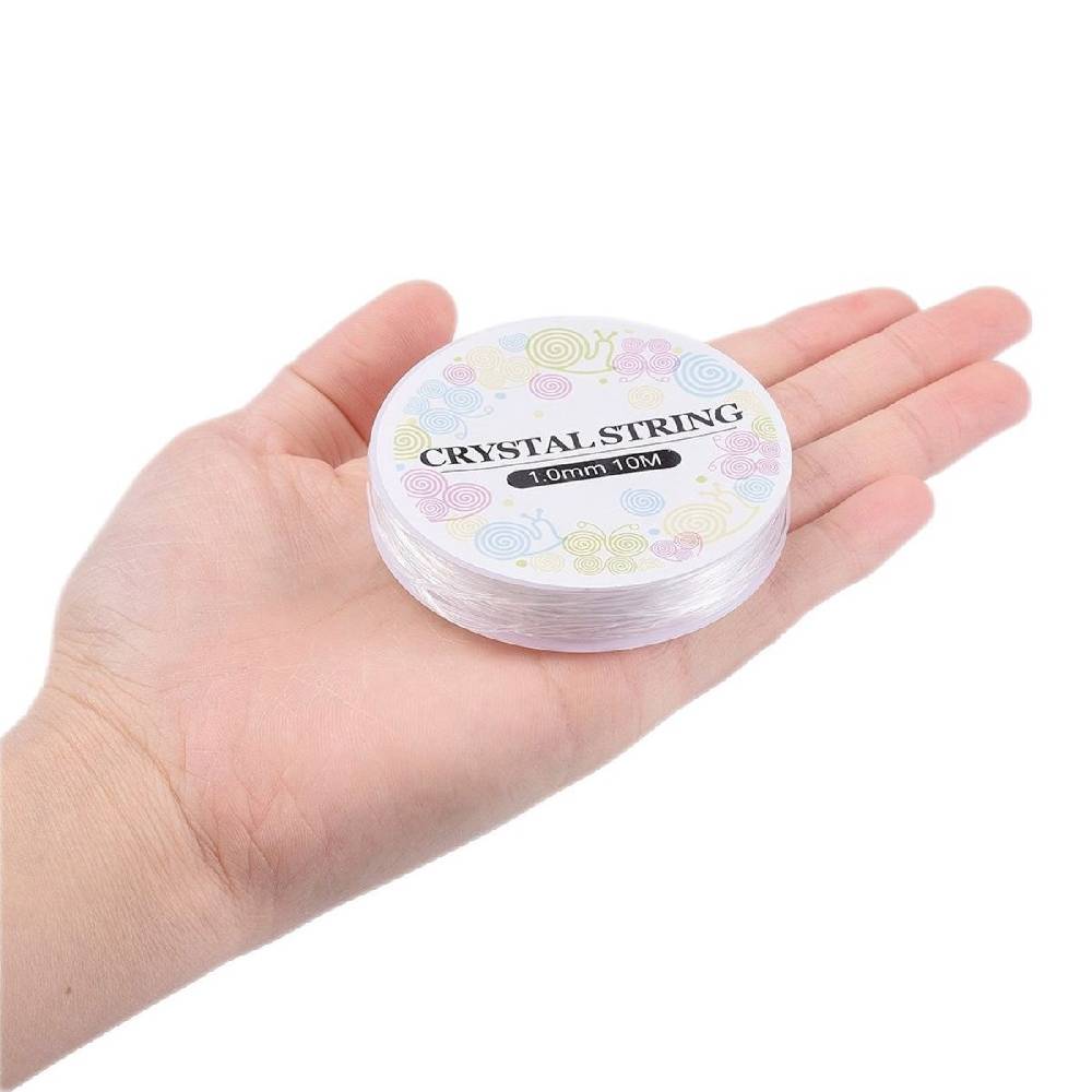 Sadingo Schmuckband elastisch 10 Rollen Bandstärke 1mm Schlussverkauf