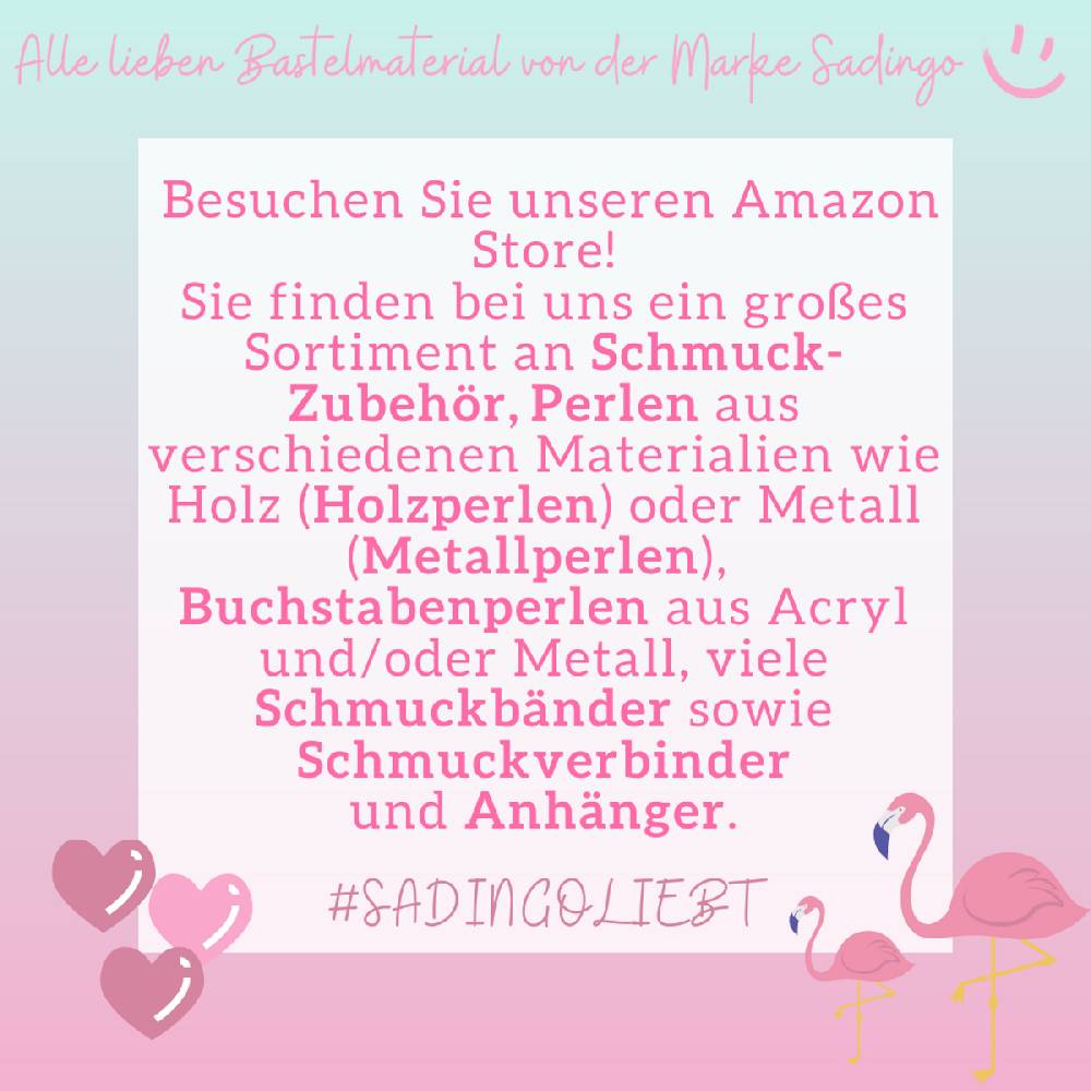 Sadingo Schmuckverbinder Blume des Lebens | 10 Stück, 13mm Saisonschlussverkauf