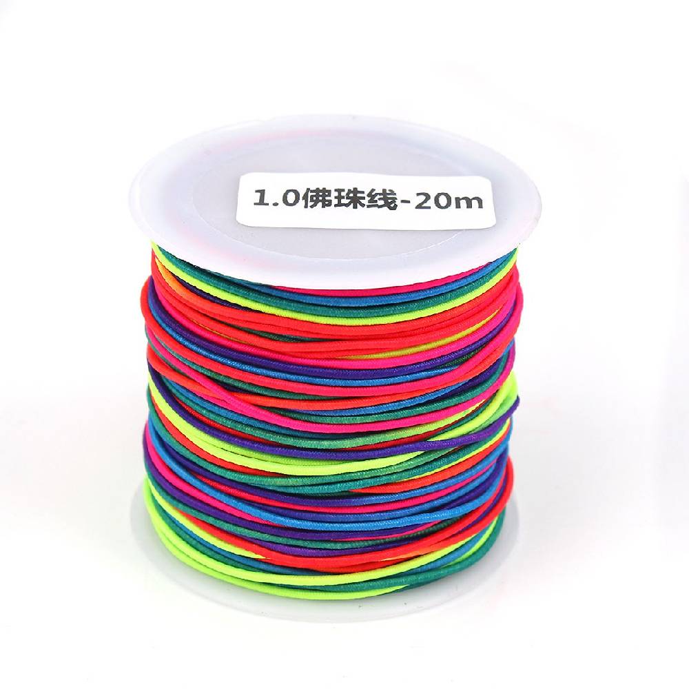 Sadingo Elastikband Regenbogenfarben 1 Rolle 1 mm Stärke Bis zu 65% Rabatt