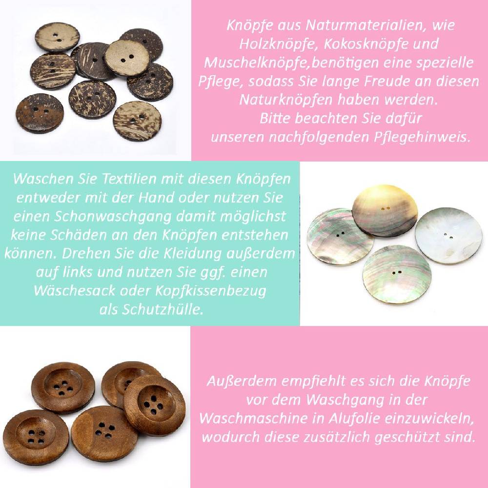 Sadingo Knebelknöpfe - 10 Stk. - 3 x 1 cm - Dunkelbraun Hotsell