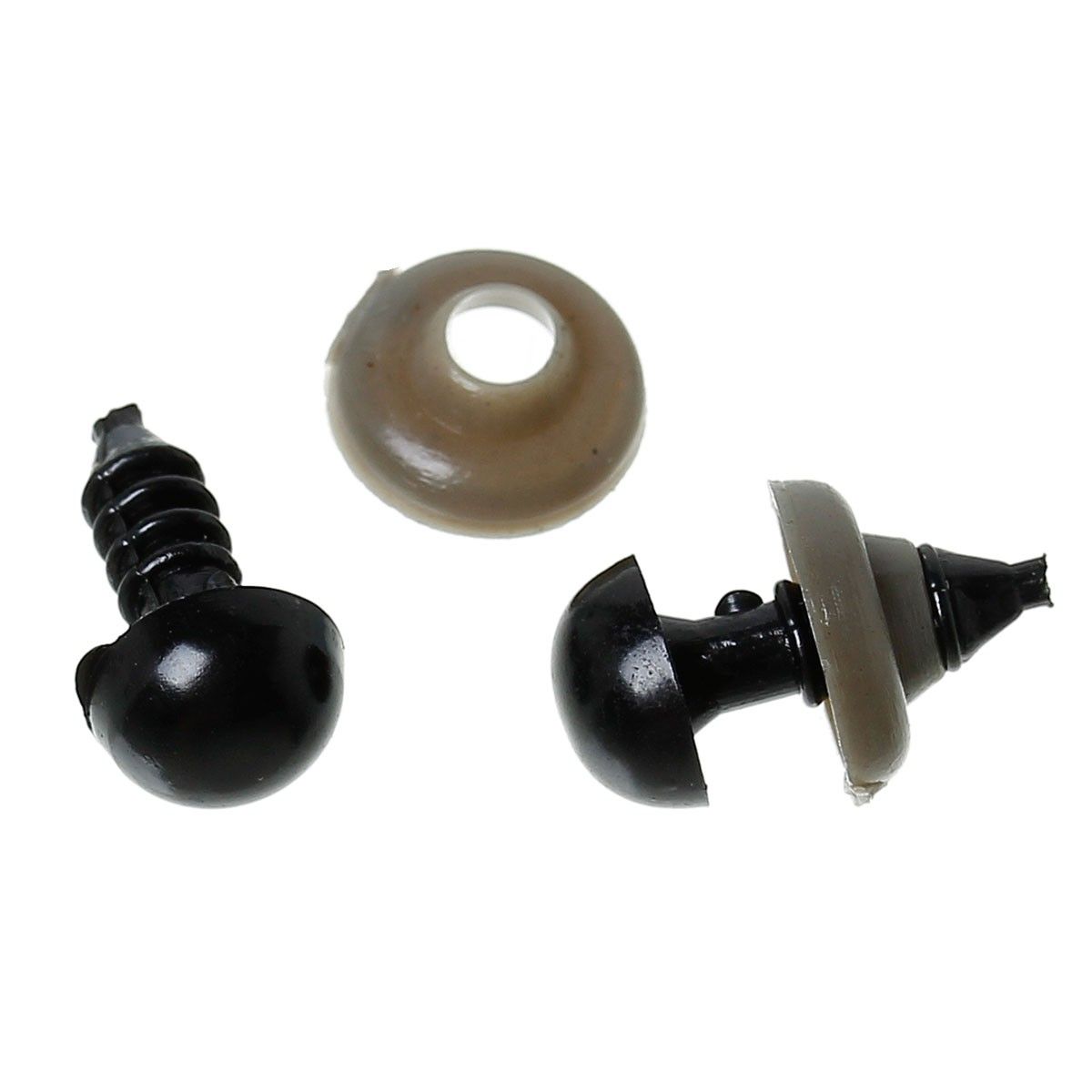 Sadingo Puppenaugen, Teddyaugen - 150 Stk. - Auge Ø 8 mm Fabrik Onlineshop