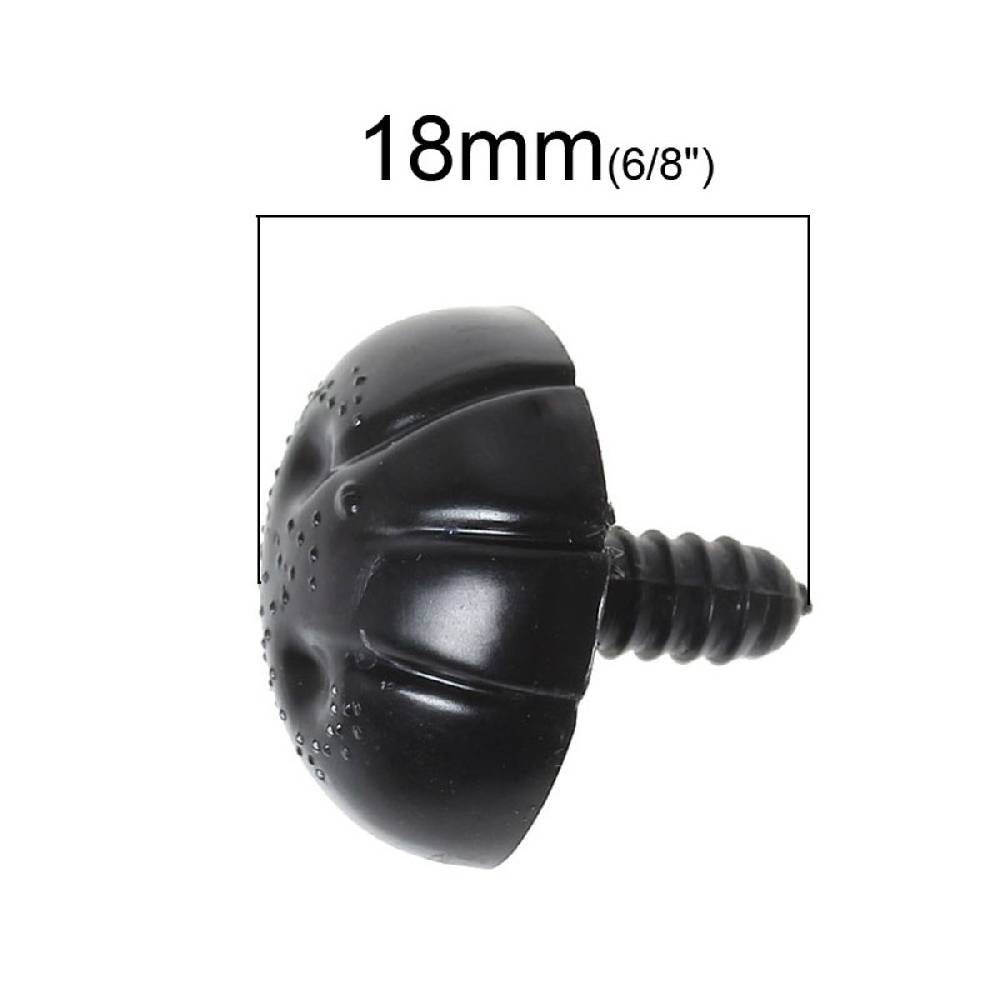 Sadingo Teddynasen Acryl, zum Basteln, 25 Stück 23 x 17 mm Günstig kaufen