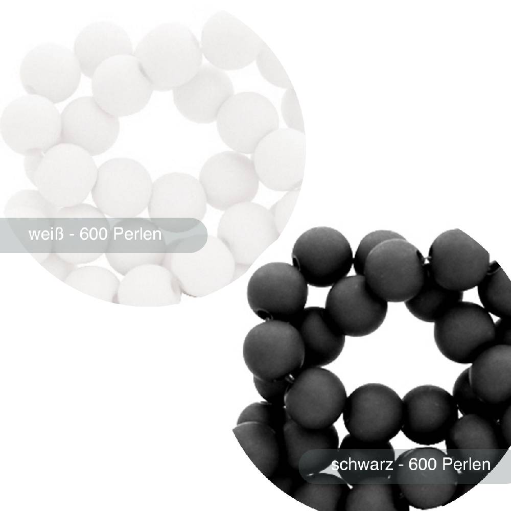 Sadingo Acrylperlen matt | 600 Stück, 6mm Blitzangebot