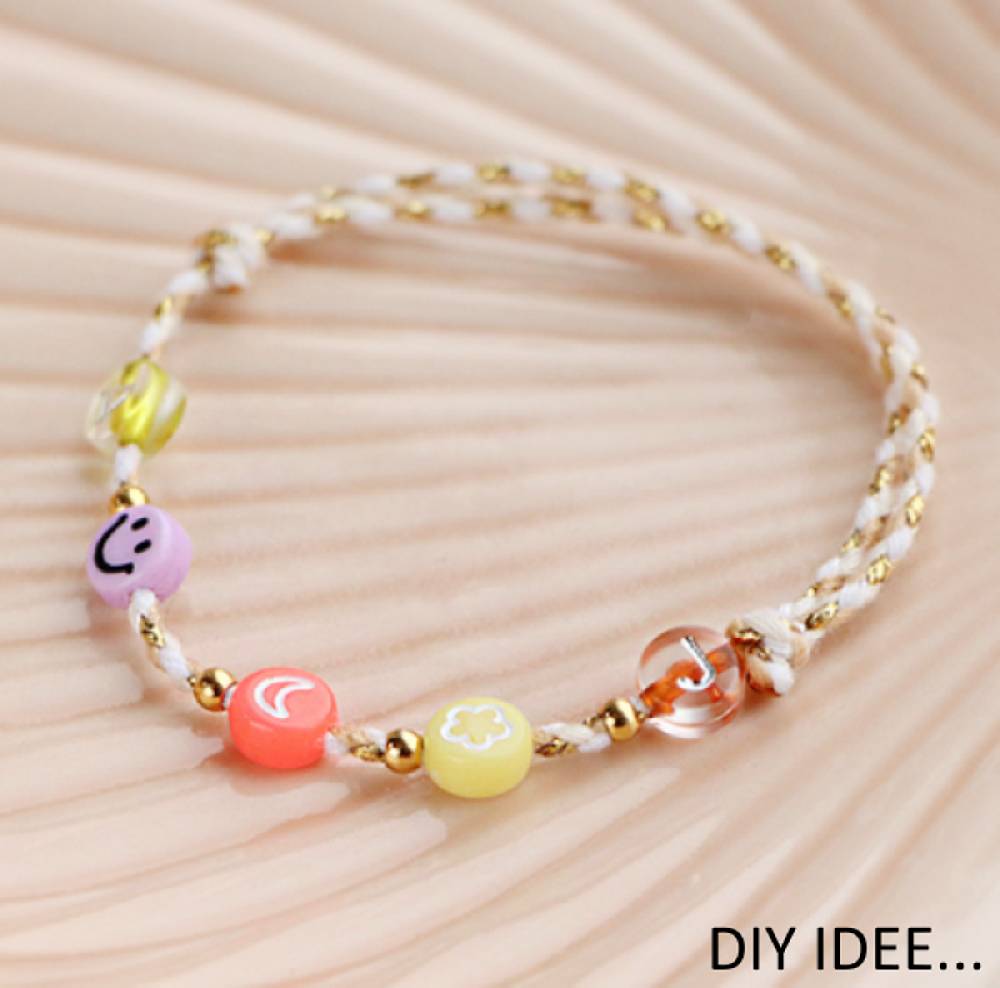 Sadingo Acrylperlen Smiley | 90 Stück, 7mm Discount Store für neue Produkte