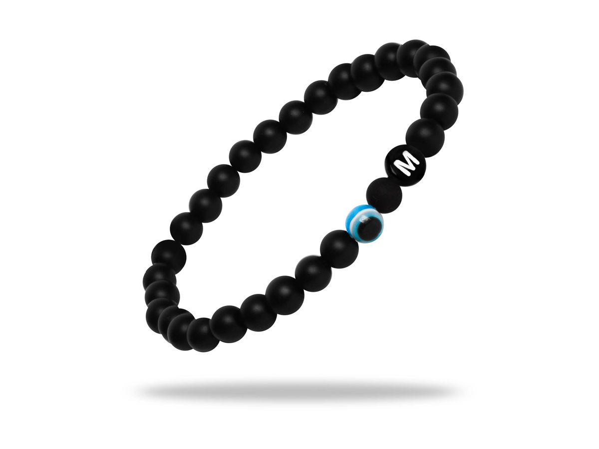Sadingo Partnerarmband Set "MEADOW" aus schwarzen Achatperlen Hotsell