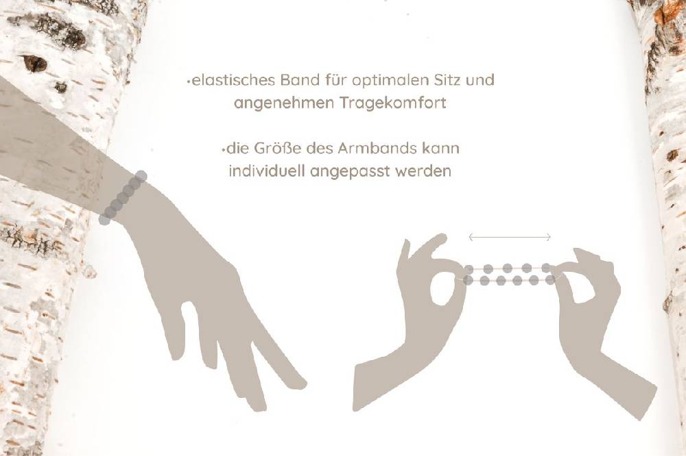 Sadingo Partnerarmband Set "STAR" aus schwarzen Natursteinperlen Günstiger Verkauf