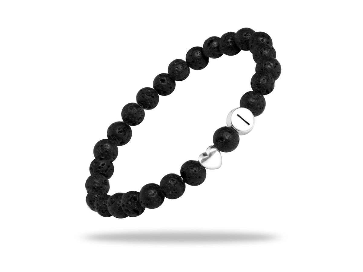 Sadingo Partnerarmband Set "VOLCANO" aus schwarzen Lavagesteinperlen Meist gekauft
