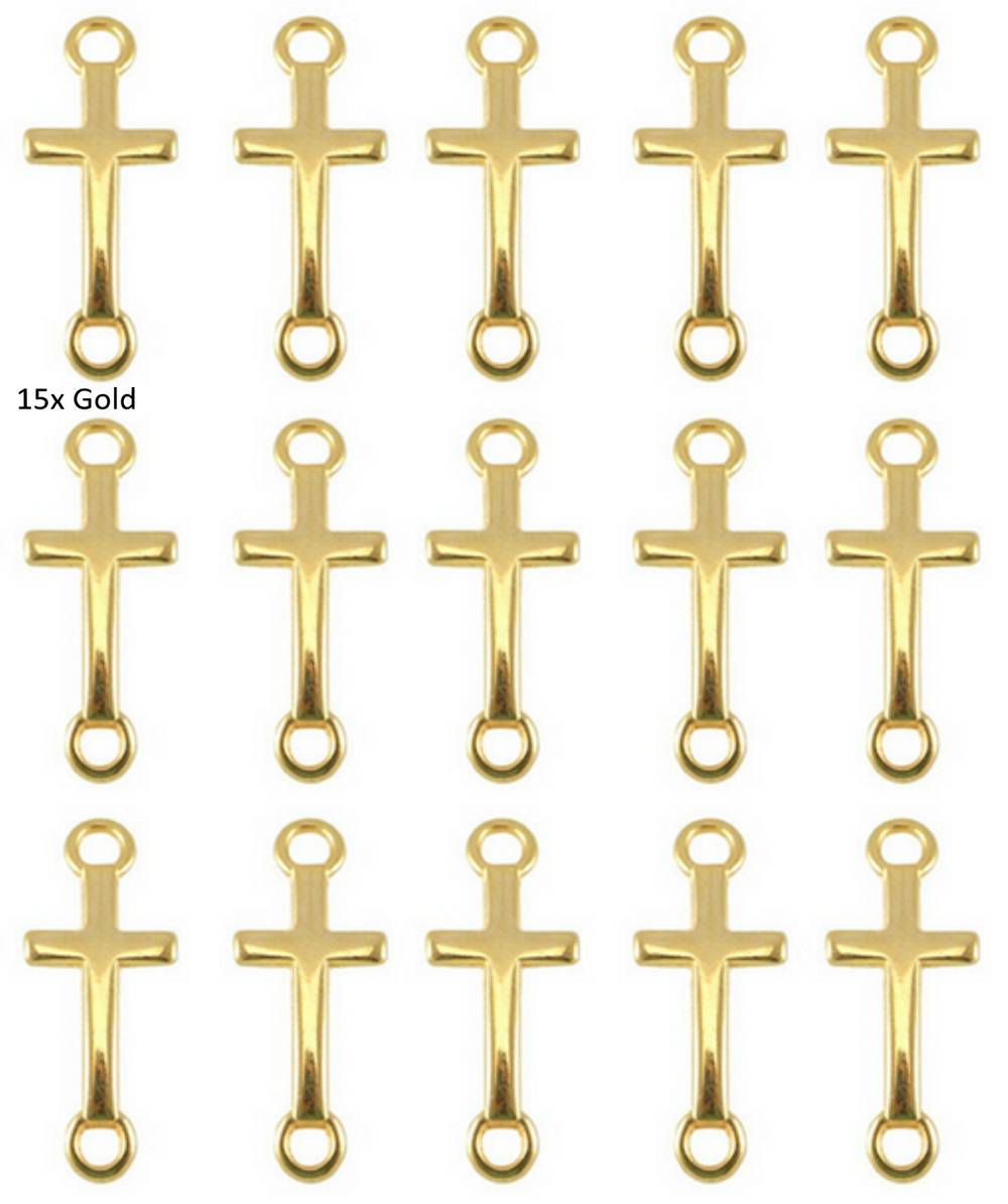 Sadingo Schmuckverbinder Kreuz | 14 x 8 mm Flash Sale