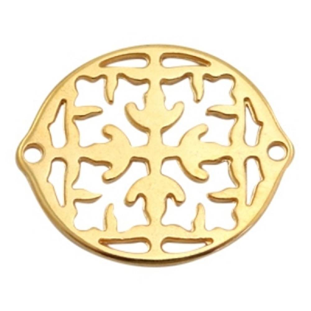 Sadingo Schmuckverbinder Ornament | 31x26 mm Online Shopping