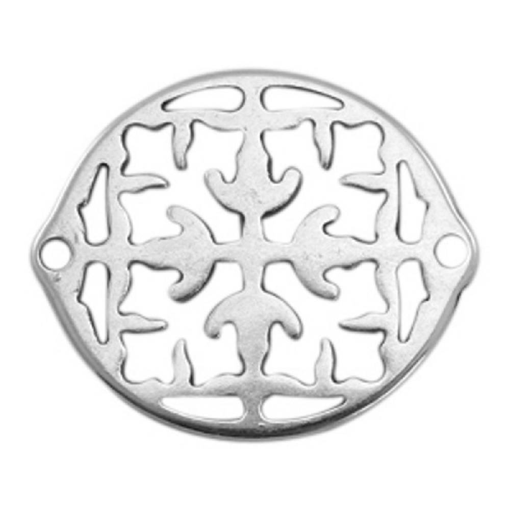 Sadingo Schmuckverbinder Ornament | 31x26 mm Online Shopping