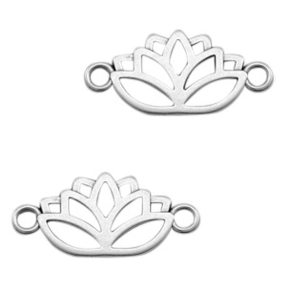 Sadingo Schmuckverbinder Lotusblume | 27x13 mm Exklusivangebot