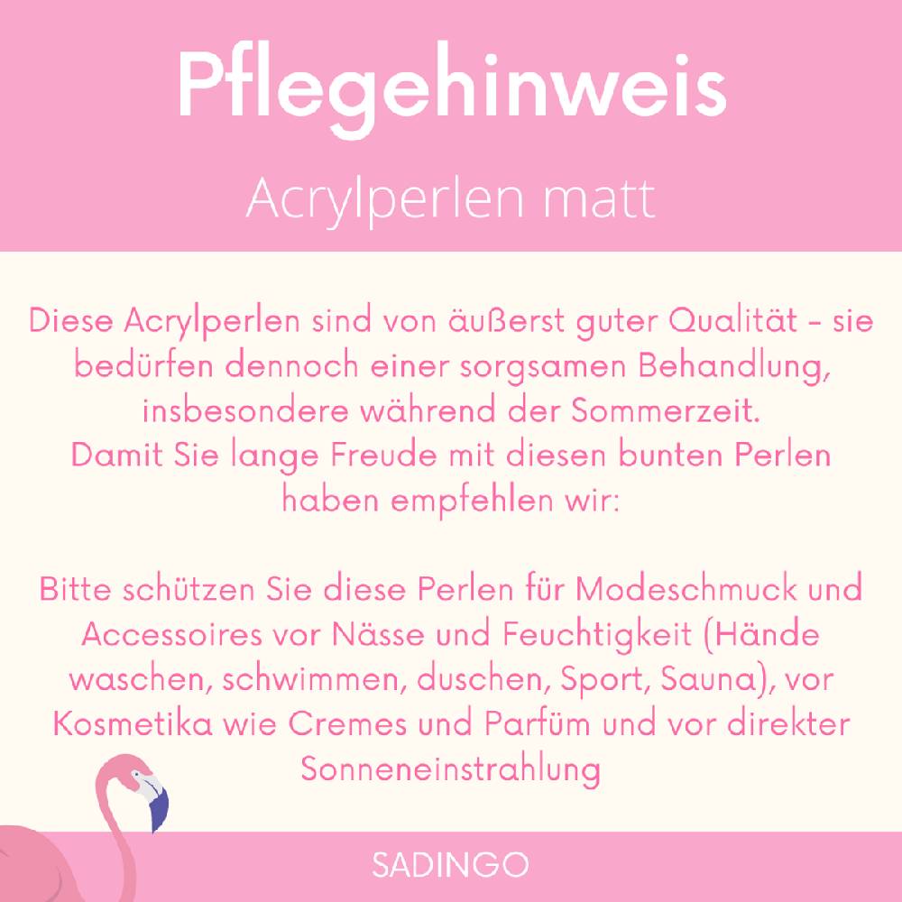 Sadingo Acrylperlen matt | 200 Stück, 10mm Sonderangebote
