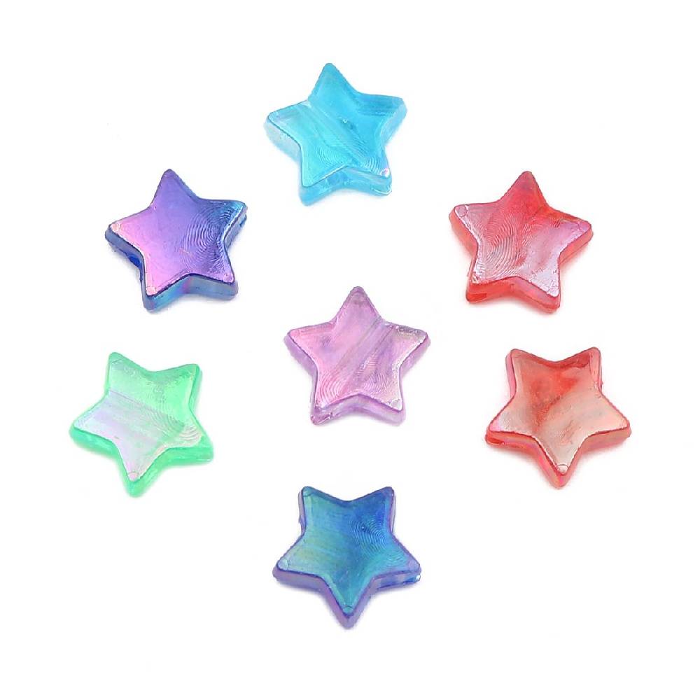 Sadingo Acrylperlen Sterne | 300 Stück, 11mm VIP-Rabatte