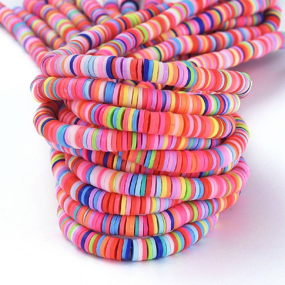 Sadingo Polymer Clay Perlen | 3900 Stk., 6mm, Katsuki Super Sparpreis