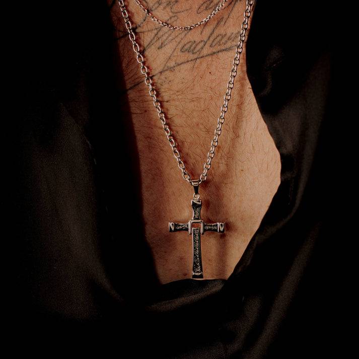 Save Brave Ankerkette Davis mit Anhänger Kreuz Tägliche Deals