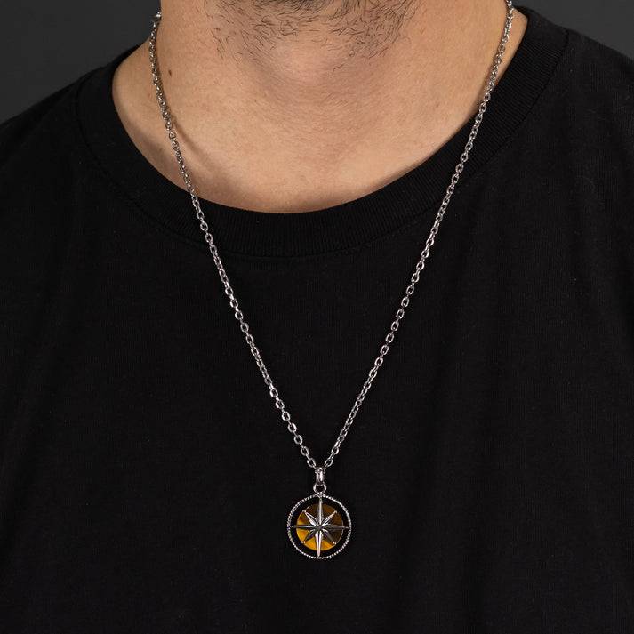 Save Brave Kette Polar mit braunem Tigerauge Letzte 2 Tage