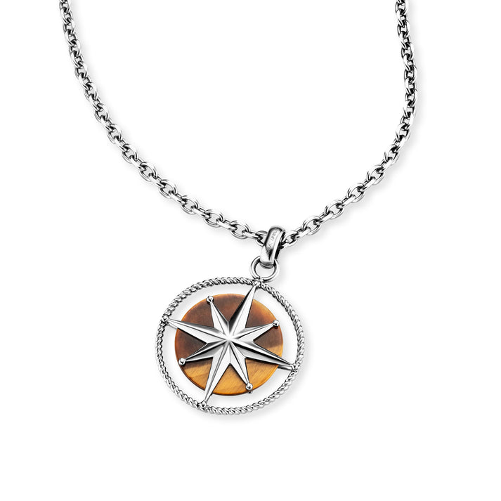 Save Brave Kette Polar mit braunem Tigerauge Letzte 2 Tage