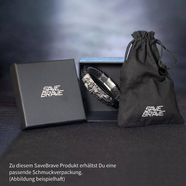 Save Brave Kette Polar mit braunem Tigerauge Letzte 2 Tage