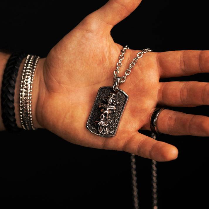 Save Brave Ankerkette Jack mit Anhänger Totenkopf Clearance-Verkauf