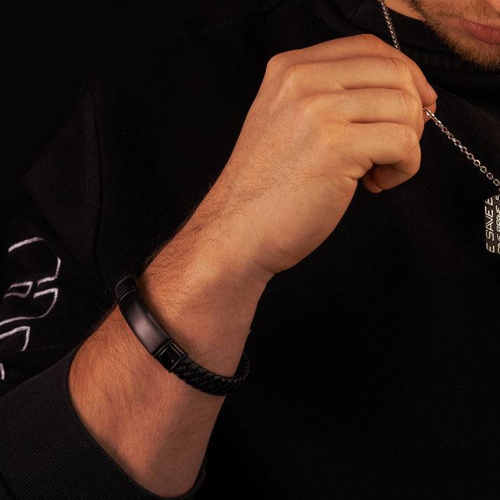 Save Brave Armband Roma aus Leder & Edelstahl Verkauf
