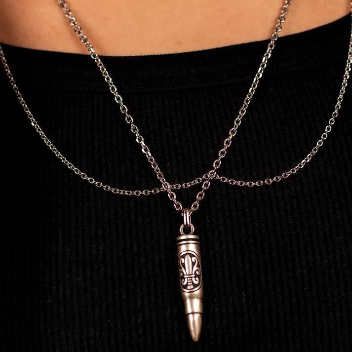 Save Brave Halskette Bullet mit Anhänger Patrone Großer Ausverkauf