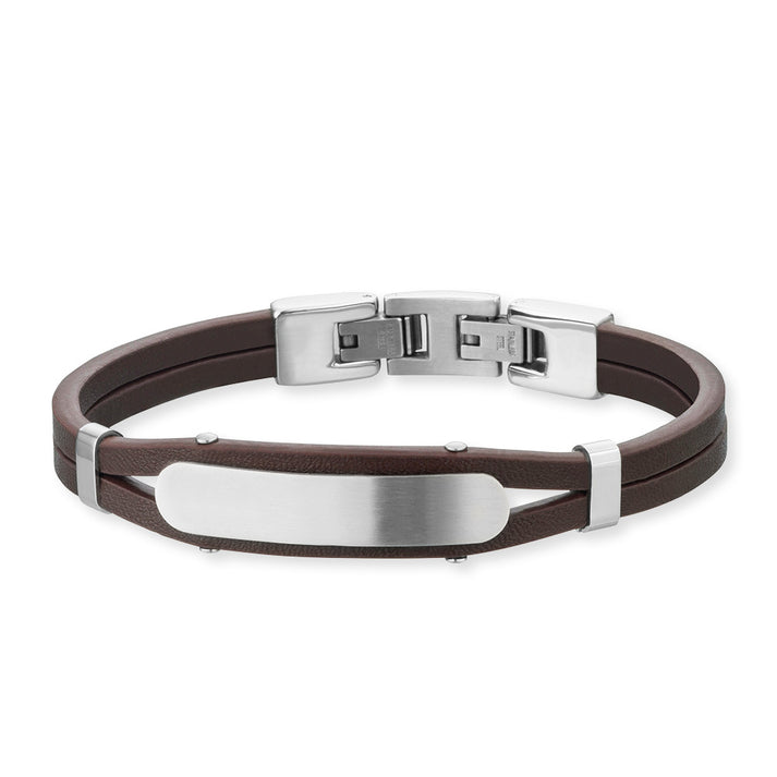 Save Brave Lederarmband Dexter mit Edelstahl Letzter Tag