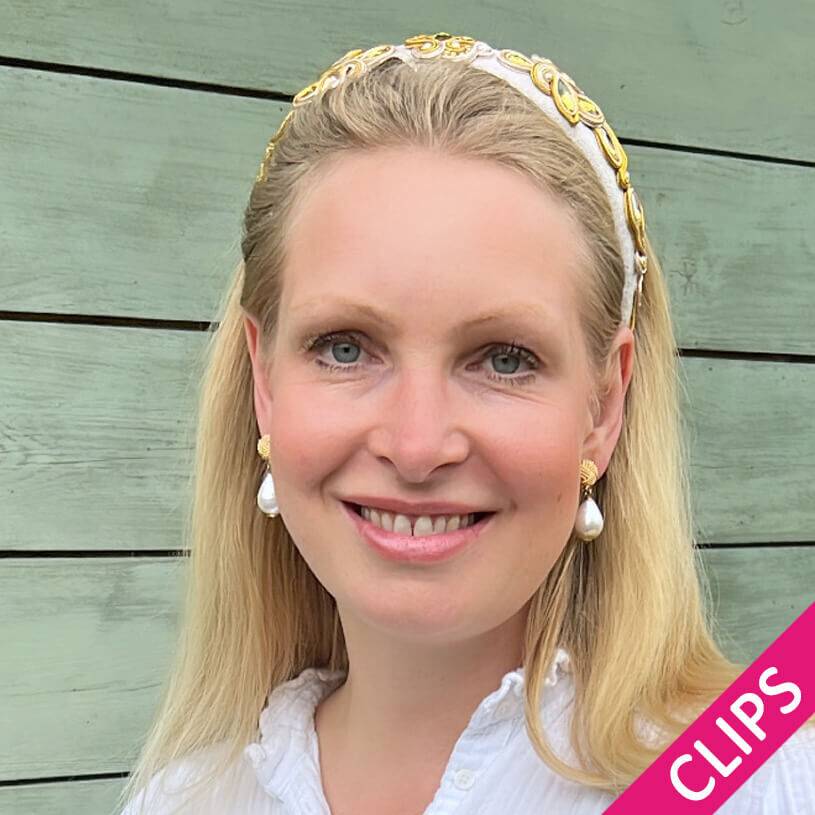 SchwesterSchwester Vergoldete Knoten-Ohrclips mit leichtem Baumwolltropfen Meist gekauft
