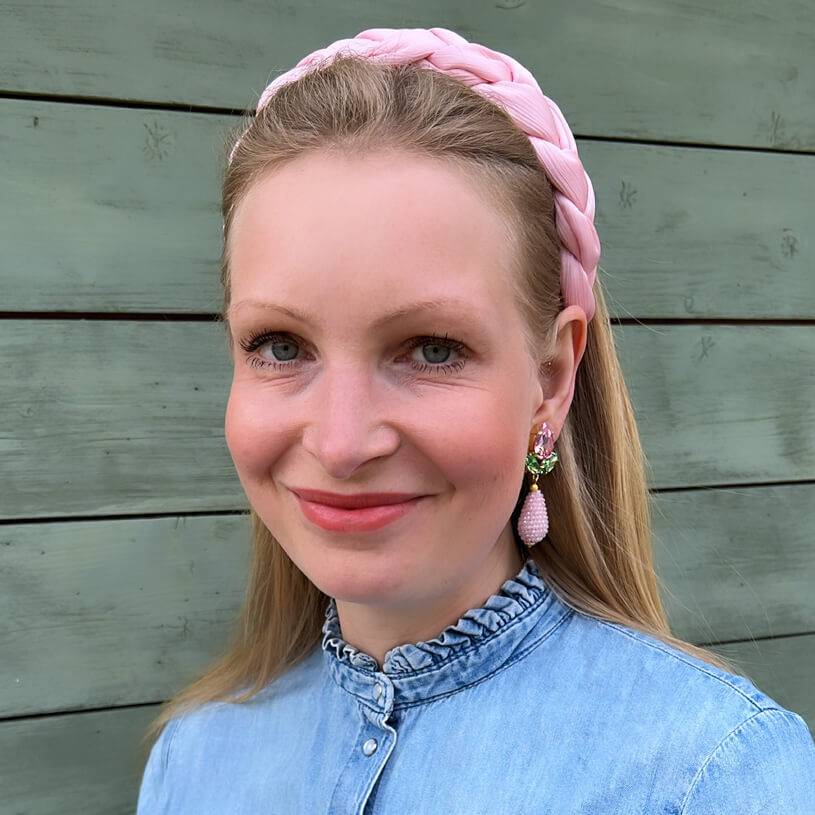 SchwesterSchwester Funkelnde Ohrstecker in Rosa und Grün mit glitzernden Tropfen Jubiläumsangebot