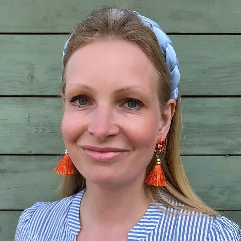 SchwesterSchwester Glitzernde Ohrstecker mit Glas-Kristallen in Pink und Orange mit edler Quaste Bestseller
