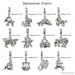 Silberdream SilberDream 925 Charm Fische Sternzeichen Anhänger FC7103 2025