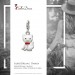 Silberdream SilberDream Charm Kätzchen weiß 925er Silber Armband Anhänger FC693 Fabrik Onlineshop