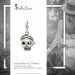 Silberdream SilberDream Charm Totenkopf Pirat 925 Silber Armband Anhänger FC695 Cyber Monday