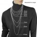 Silberdream SilberDream Collier Kette oval offen 925 Silber 45cm Halskette SDK401 Vatertagsangebot