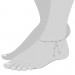Silberdream SilberDream Fußkette Silber-Kugeln 25cm 925 Silber SDF013 Letzter Tag