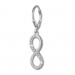 Silberdream SilberDream Ohrhänger Unendlich Zirkonia weiß 925 Silber Ohrring SDO357M Discount Store für neue Produkte