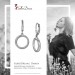 Silberdream SilberDream Ohrhänger Round Zirkonia weiß 925 Silber Ohrring SDO4428W 50% Rabatt mit kostenlosem Versand