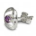 Silberdream SilberDream Ohrringe Design Zirkonia lila 925 Silber SDO528V Speichern exportieren