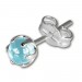 Silberdream SilberDream Ohrringe Kugel hellblau 925 Silber Ohrstecker SDO533H Black Friday Preise